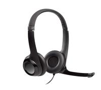 Logitech H390 Wired Headset for PC/Laptop, Stereo Headphones with Noise Cancelli