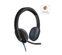 Logitech H540 USB Computer Headset Avec un son haute définition et des commandes sur l'oreillette