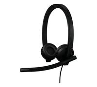 Logitech H570e Casque Avec fil Arceau Bureau/Centre d'appels USB Type-C Noir