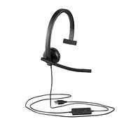 Logitech Casque H570e Business mono-oreillette USB micro anti-parasites bouton sourdine Noir