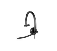 Logitech Micro-casque supra-auriculaire H570e filaire réduction bruit micro volume réglable noir