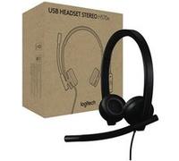 Logitech H570e Casque Avec fil Arceau Bureau/Centre d'appels USB Type-A Noir