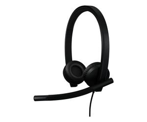 LOGITECH H570e Stereo Teams version Headset Black