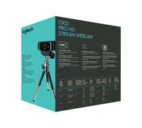 LOGITECH HD Pro Webcam C922 Webcam colour 720p 1080p H.264