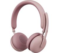 Logitech Zone Wireless 2 Casque Arceau USB-C & Bluetooth 5.2, Portée 50m, ANC, Microphone Omnidirectionnel, Autonomie 40h, Rose, Réf: 981-001304