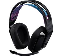 Logitech G Casque gamer sans fil G535 Lightspeed – léger supra-auriculaire, micro flip-up, USB – Noir
