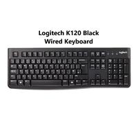 Logitech K120 Câblée USB Clavier Durable Plug & Play Compatible Avec PC,Portable