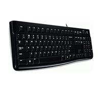 Logitech K120 Clavier Filaire pour Windows, Clavier US International QWERTY - Noir