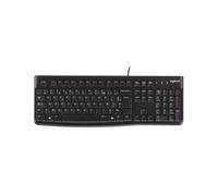 Logitech K120 Clavier Filaire USB AZERTY Belge 103 Touches, Usage Bureau, Longueur Câble 1.5m, Résistant Éclaboussures, Compatible Windows/Linux