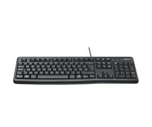 Logitech K120 Corded Keyboard clavier USB QWERTZ Allemand Noir