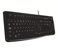 Logitech K120 Wired Business Keyboard, AZERTY French Layout - Black & B100 Wired