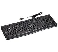 Logitech K120 Wired Keyboard for Windows, QWERTZ Swiss Layout - Black Tastatur B