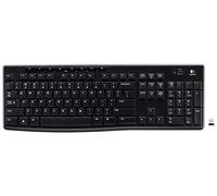 Logitech K270 Clavier RF Wireless QWERTZ Hongrois Black, Argent - Claviers (Standard, sans Fil, RF Wireless, QWERTZ, Black, Argent)