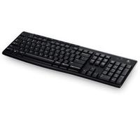 Logitech K270 Clavier Sans Fil pour Windows, Clavier Allemand QWERTZ - Noir