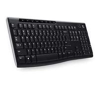Logitech K270 Clavier Sans Fil pour Windows, Clavier US International QWERTY - Noir
