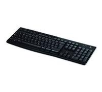 K270 Clavier Sans Fil QWERTY Anglais Noir