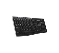 Logitech K270, Taille réelle (100 %), Sans fil, RF sans fil, QWERTZ, Noir 920-003052