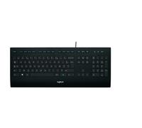 Logitech Clavier K280e Pro filaire USB – AZERTY Français, résistant aux éclaboussures, Noir