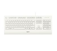 Logitech K280E Pro f/ Business clavier Bureau USB QWERTZ Allemand Blanc