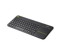 Logitech Clavier tactile sans fil K400 Plus – 2,4 GHz – Anglais – Noir