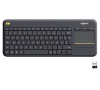 Logitech K400 Plus Clavier sans Fil Touch TV avec Contrôle Média et Pavé Tactile