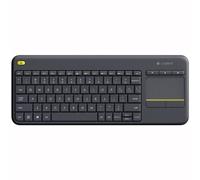 Logitech K400 Plus - Mini - sans fil - RF sans fil - QWERTY - noir Logitech