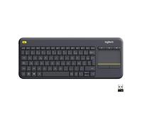 Logitech K400 Plus Wireless Touch TV Keyboard With Easy Media Control and Built-