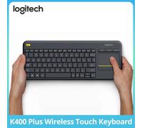 Logitech K400Plus Android Smart TV écran tactile pour ordinateur portable Clavier tactile sans fil black 7173