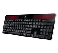 Logitech K750 Clavier Sans Fil Solaire pour Windows, Clavier Anglais QWERTY - Noir