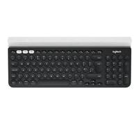 Logitech K780 Clavier sans Fil Multi-appareils, QWERTZ Disposition Suisse - Gris