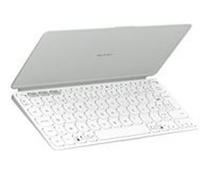 Logitech Keys-To-Go 2 - clavier - couvercle intégré - AZERTY - Français - gris pâle Périphérique d'entrée