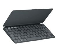 Logitech Keys-To-Go 2 - Clavier - couvercle intégré - sans fil - Bluetooth LE - AZERTY - Français - graphite