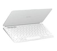 Logitech Keys-To-Go 2 - Clavier - couvercle intégré - sans fil - Bluetooth LE - QWERTY - International US - gris pâle G