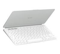 Logitech Keys-To-Go 2 - Clavier - couvercle intégré - sans fil - Bluetooth LE - QWERTZ - Allemand - gris pâle G