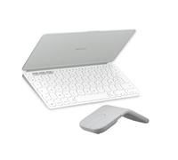 Logitech Keys-to-Go 2 et Mobi Fold (Gris pâle & Blanc)