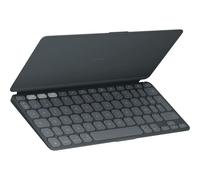 Logitech Keys-To-Go 2 for iPad - Clavier - couvercle intégré - sans fil - Bluetooth LE - AZERTY - Français - graphite