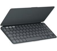 Logitech Keys-To-Go 2, lecteur mobile pour iPad avec housse de protection intégrée, simple et complet, pour iPad, iPhone, Mac et Apple TV, facile à utiliser, DEU QWERTZ-Layout - Grau