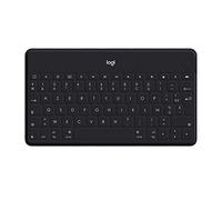 Logitech Keys-To-Go Clavier sans Fil, Clavier QWERTY Italien - Noir