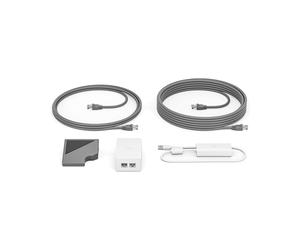 Logitech Kit d'Extension Cat5e pour Tap - Portée 40m max - RJ-45 In/Out - Alimentation Secteur - Graphite - Compatible Supports Logitech Tap
