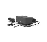 Logitech Kit Visioconférence Logi Dock Graphite - Système personnel 4K Ultra HD 90 ips, Zoom Numérique 5x, USB 3.2, HDMI 2.0, DisplayPort 1.4