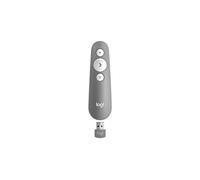 Logitech Télécommande de présentation R500s – Pointeur laser rouge 20 m – Bluetooth 4.0 LE – Gris
