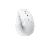 Logitech Lift Ergonomique Verticale, Sans Fil, Silencieuse - Blanc