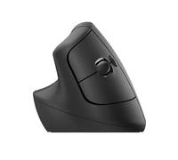 Logitech Lift for Business - souris verticale - Bluetooth, 2.4 GHz - graphite