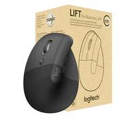 Logitech Lift for Business - souris verticale - Bluetooth, 2.4 GHz - graphite
