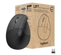 Logitech Lift for Business Left, Vertical Ergonomic Mouse - Left-handed, Wireles