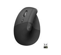 Logitech Lift for Business - souris verticale - Bluetooth, 2.4 GHz - graphite
