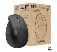 Logitech Lift for Business, Vertical Ergonomic Mouse, Wireless, Bluetooth or Sec