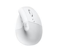 LOGITECH Lift for Mac Vertical mouse ergonomic optical 6 buttons wireless Bluetooth Bolt USB receiver off-white
