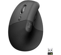 Logitech Lift Left Vertical Ergonomic Mouse Souris ergonomique Bluetooth, radio optique graphite 6 Boutons 4000 dpi ergonomique