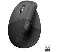 Logitech Lift Left Vertical Ergonomic Mouse Souris ergonomique Bluetooth, radio optique graphite 6 Boutons 4000 dpi ergonomique